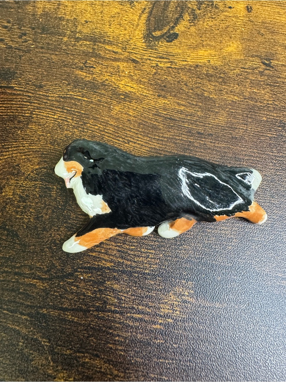 Handmade Dog Pin - Bernese Mountain Dog signed 91
